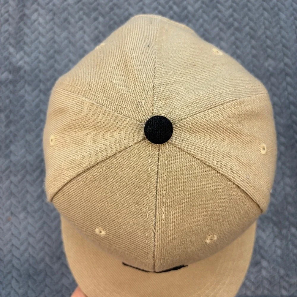 Los Angeles Airsport 1988 Snapback Hat Tan Black Embroidered A Logo Cap